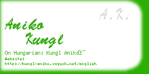 aniko kungl business card